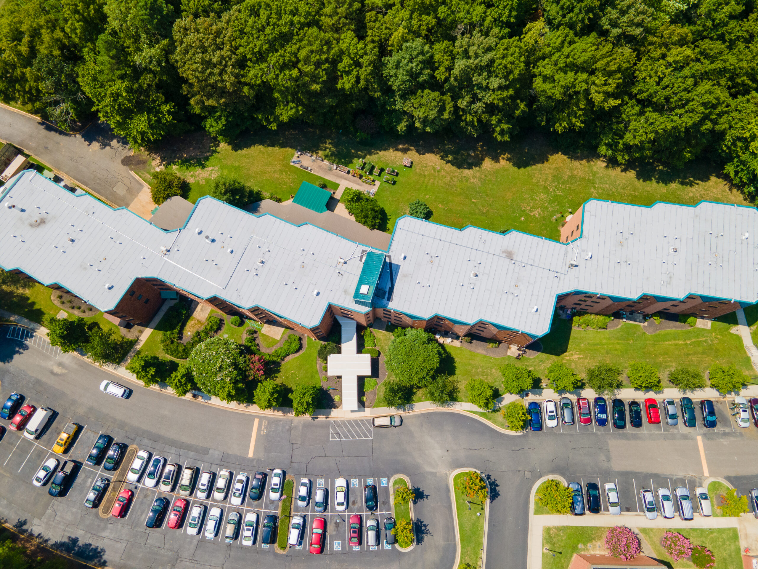 Maple Woods Apartments Aerial Shot