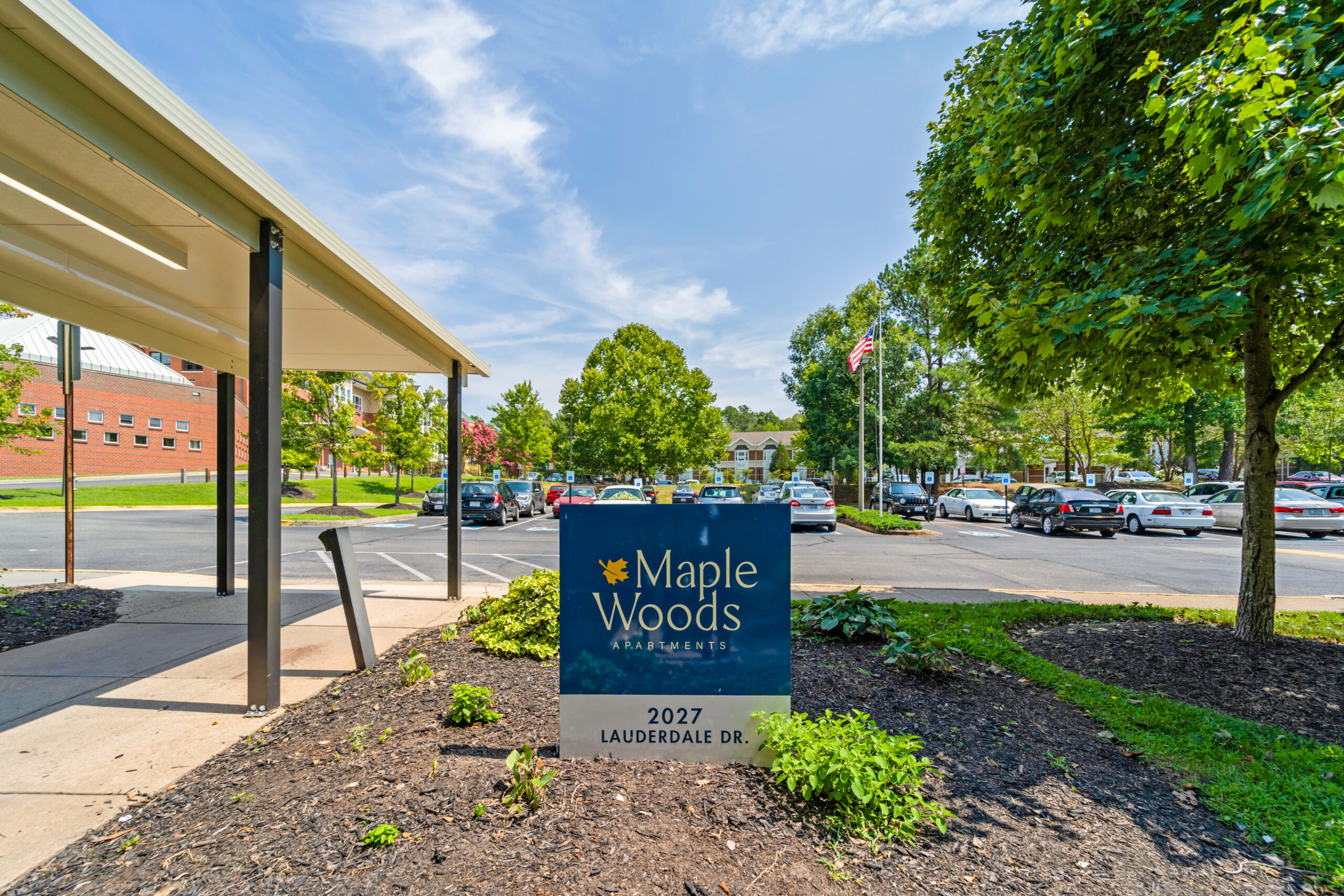 Maple Woods Sign